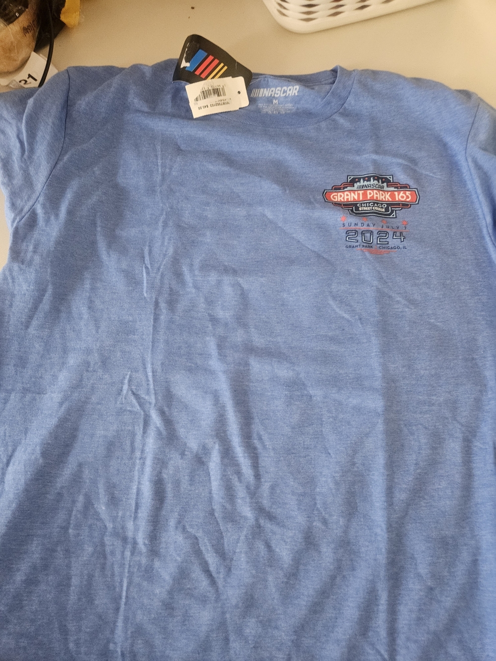 Nascar Light Blue Grant Park 165 Short Sleeve Tee